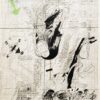 Sunil Das Untitled Pen & Ink on Graph Paper 17 x 13.5 inches 1993
