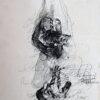 Sunil Das,Ink on paper, 22 x 14 inches, 1983