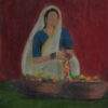 E. Kumaril Swamy Untitled Oil Series Oil on Some Thick Paper 8 x 6 inches 1978 (1)
