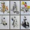 Gouranga Beshai Watercolour on Paper Set of 6 Works
