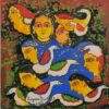 Jayasri Burman Untitled Watercolour on Shikishi Board 6 x 6 inches 2025