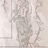 Nandalal Bose Untitled Drawing on Paper 27.75 x 19.5 inches