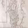 Nandalal Bose Untitled Drawing on Paper 27.75 x 19.5 inches