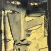 Paresh Maity Jesus Acrylic on Canvas 14.5 x 10.6 inches 1994
