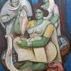 Bijan Choudhury Untitled Acrylic on Canvas 20 x 24 inches 2001