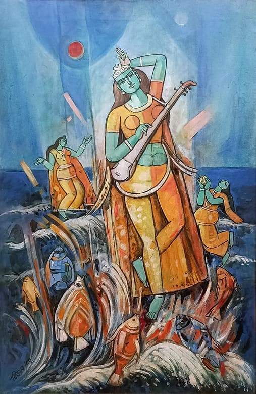 Bijan Choudhury Untitled Oil on Canvas 18 x 24 inches 2008