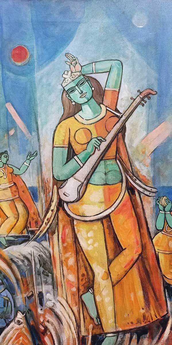 Bijan Choudhury Untitled Oil on Canvas 18 x 24 inches 2008