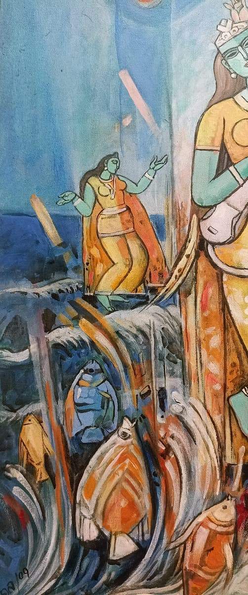 Bijan Choudhury Untitled Oil on Canvas 18 x 24 inches 2008