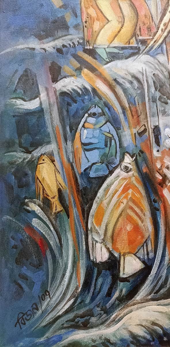 Bijan Choudhury Untitled Oil on Canvas 18 x 24 inches 2008