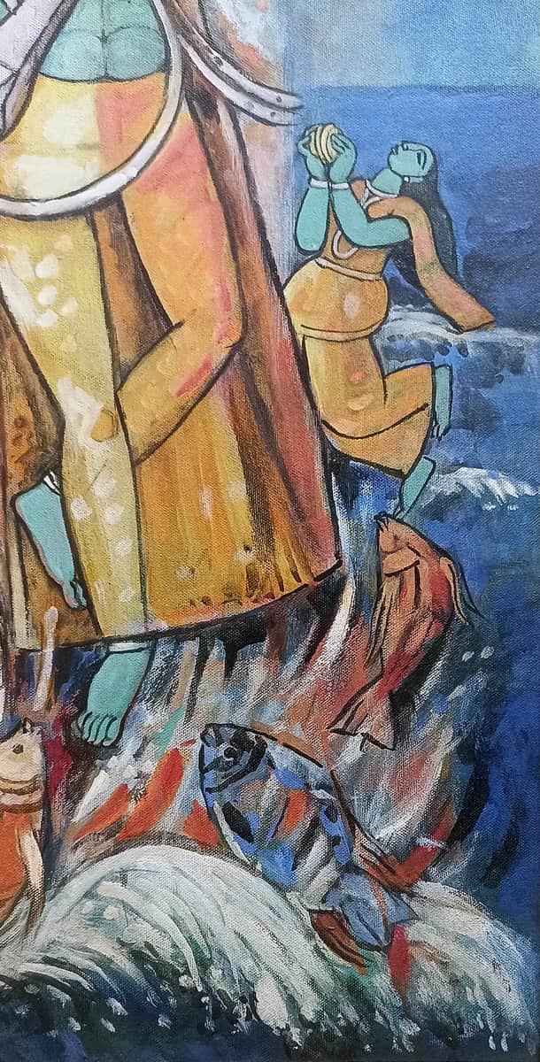 Bijan Choudhury Untitled Oil on Canvas 18 x 24 inches 2008
