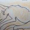 Jogen Chowdhury Reptile Charcoal & Pastel on Paper 27.5 x 39.3 inches 2016