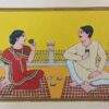 Lalu Prasad Shaw Babu Bibi Tempera on Board 28 x 22 inches 2015