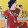 Lalu Prasad Shaw Babu Bibi Tempera on Board 28 x 22 inches 2015 (2)