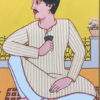 Lalu Prasad Shaw Babu Bibi Tempera on Board 28 x 22 inches 2015 (3)