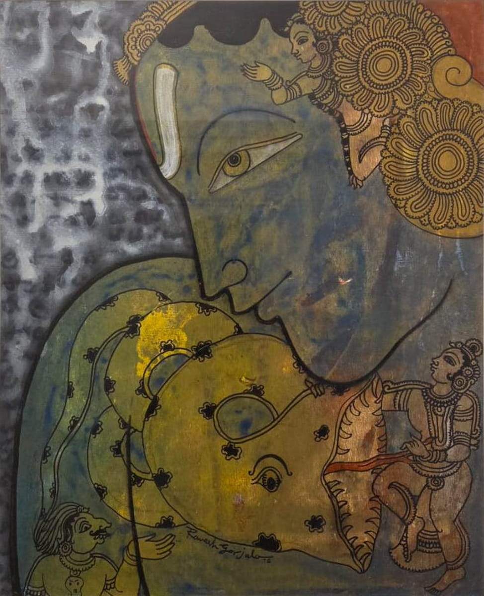 Ramesh Gorjala Untitled Gouache on Paper 12 x 10 inches