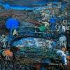 Arunima Choudhury Untitled Acrylic on Canvas 38.9 x 38.9 inches 2006