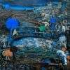 Arunima Choudhury Untitled Acrylic on Canvas 38.9 x 38.9 inches 2006