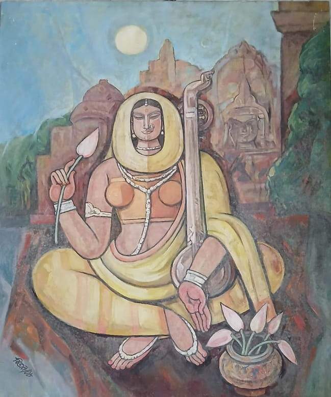 Bijan Choudhury Untitled Oil on Canvas 30 x 36 inches 2008