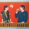 Lalu Prasad Shaw Babu Bibi Tempera on Board 28 x 22 inches 2017