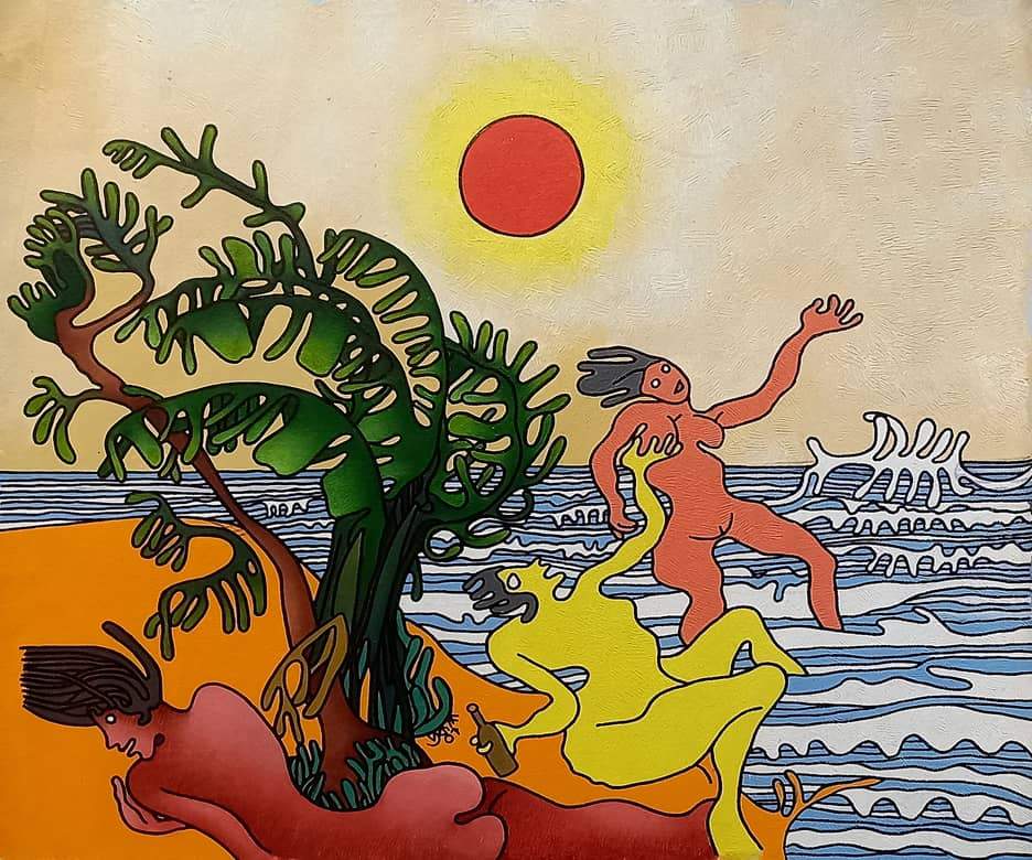 Prokash Karmakar Untitled Acrylic on Canvas 30 x 36 inches 2007 (1)