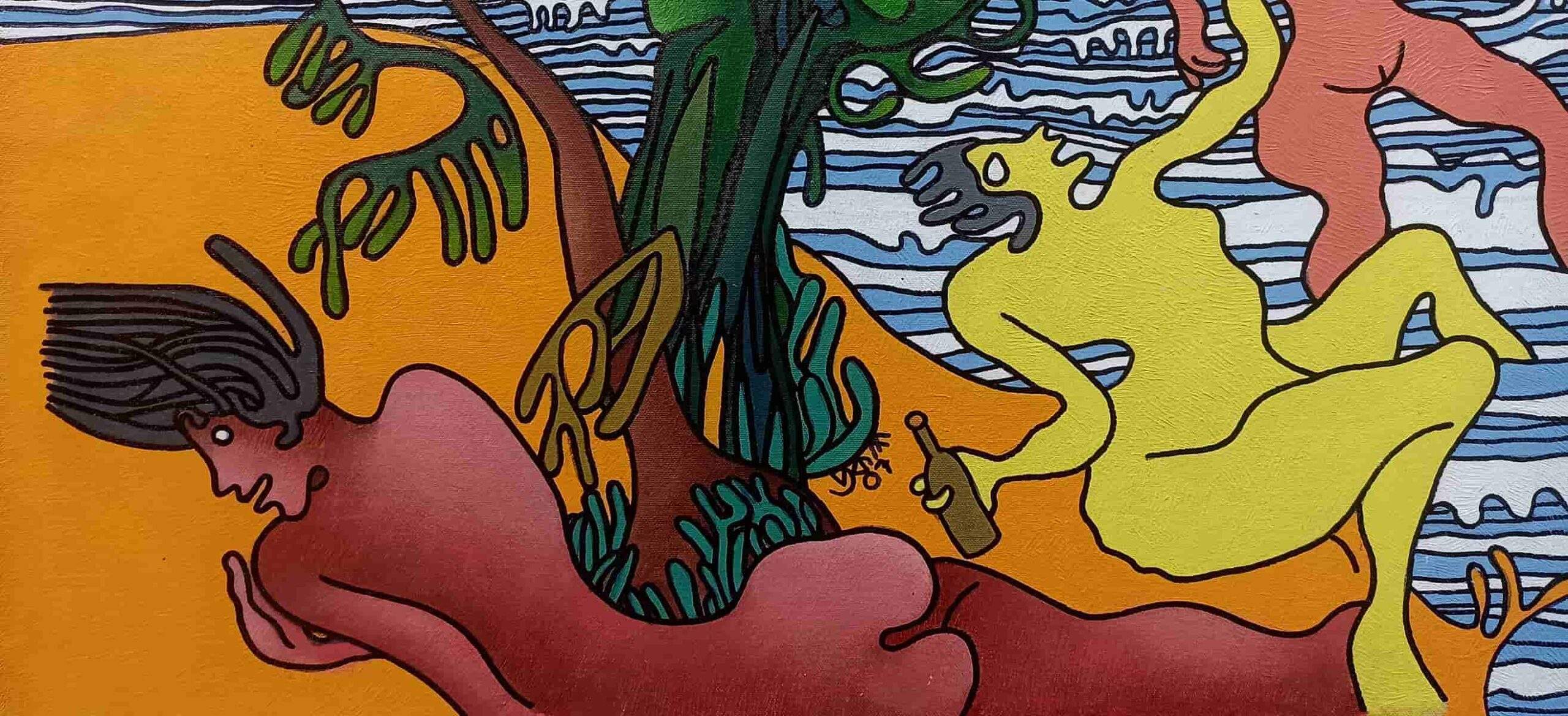 Prokash Karmakar Untitled Acrylic on Canvas 30 x 36 inches 2007 (3)