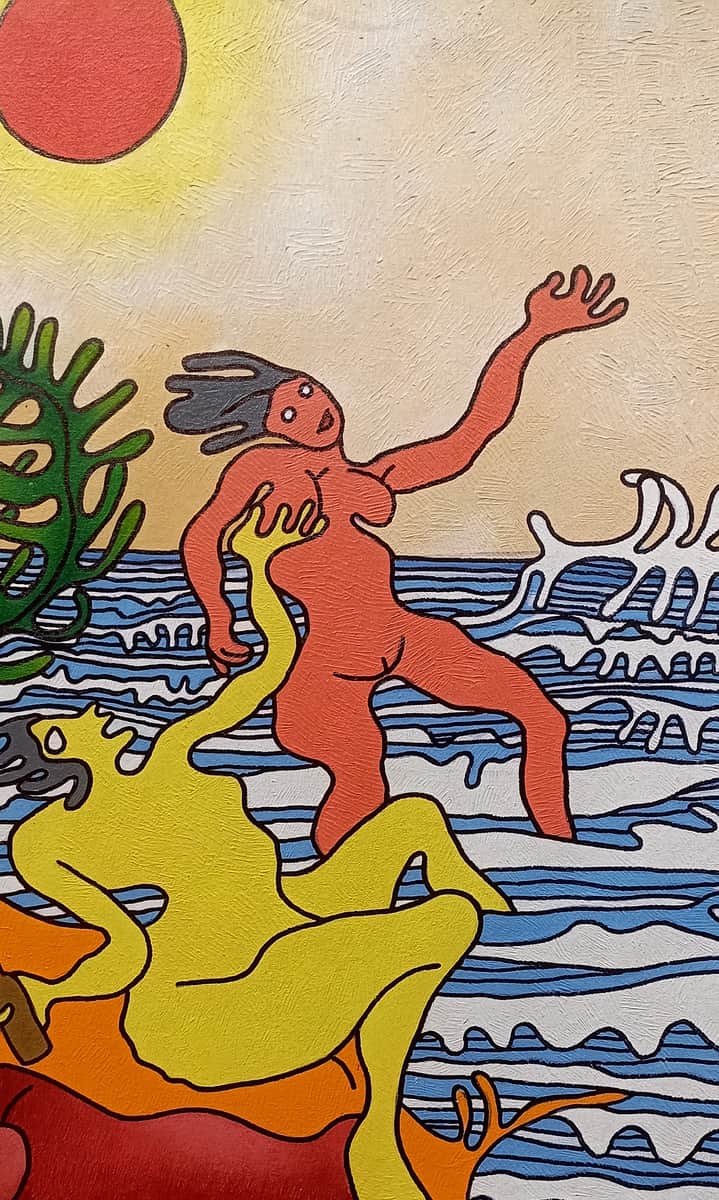 Prokash Karmakar Untitled Acrylic on Canvas 30 x 36 inches 2007 (4)