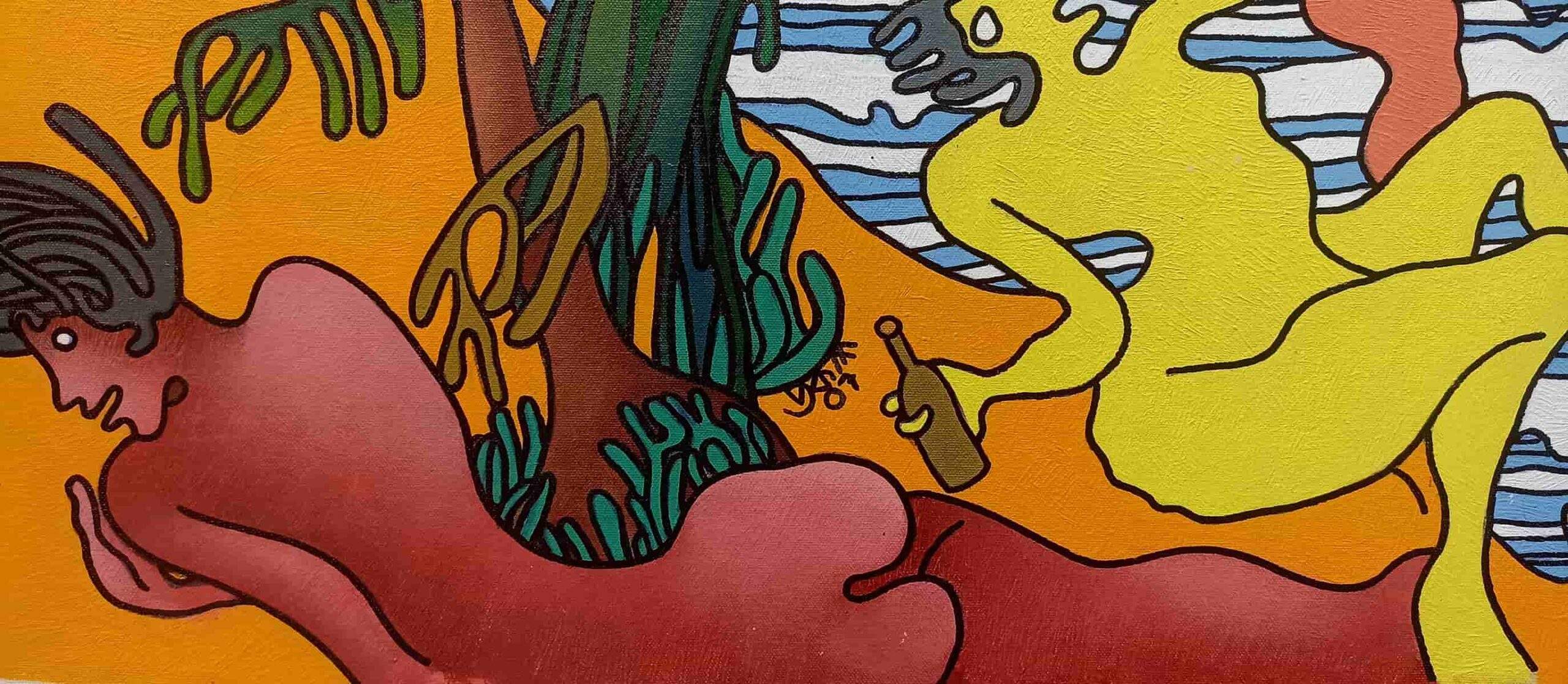 Prokash Karmakar Untitled Acrylic on Canvas 30 x 36 inches 2007 (5)