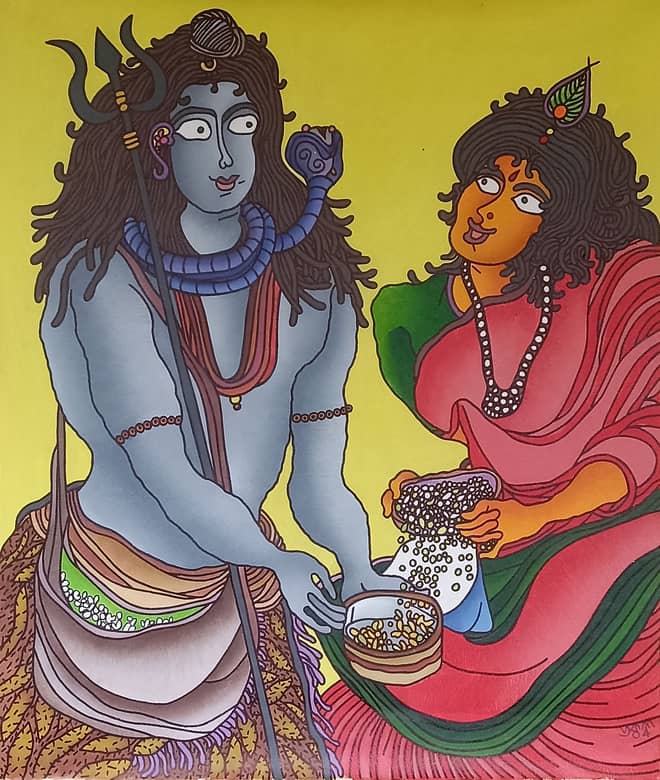 Prokash Karmakar Untitled Acrylic on Canvas 41 x 30.5 inches 2004
