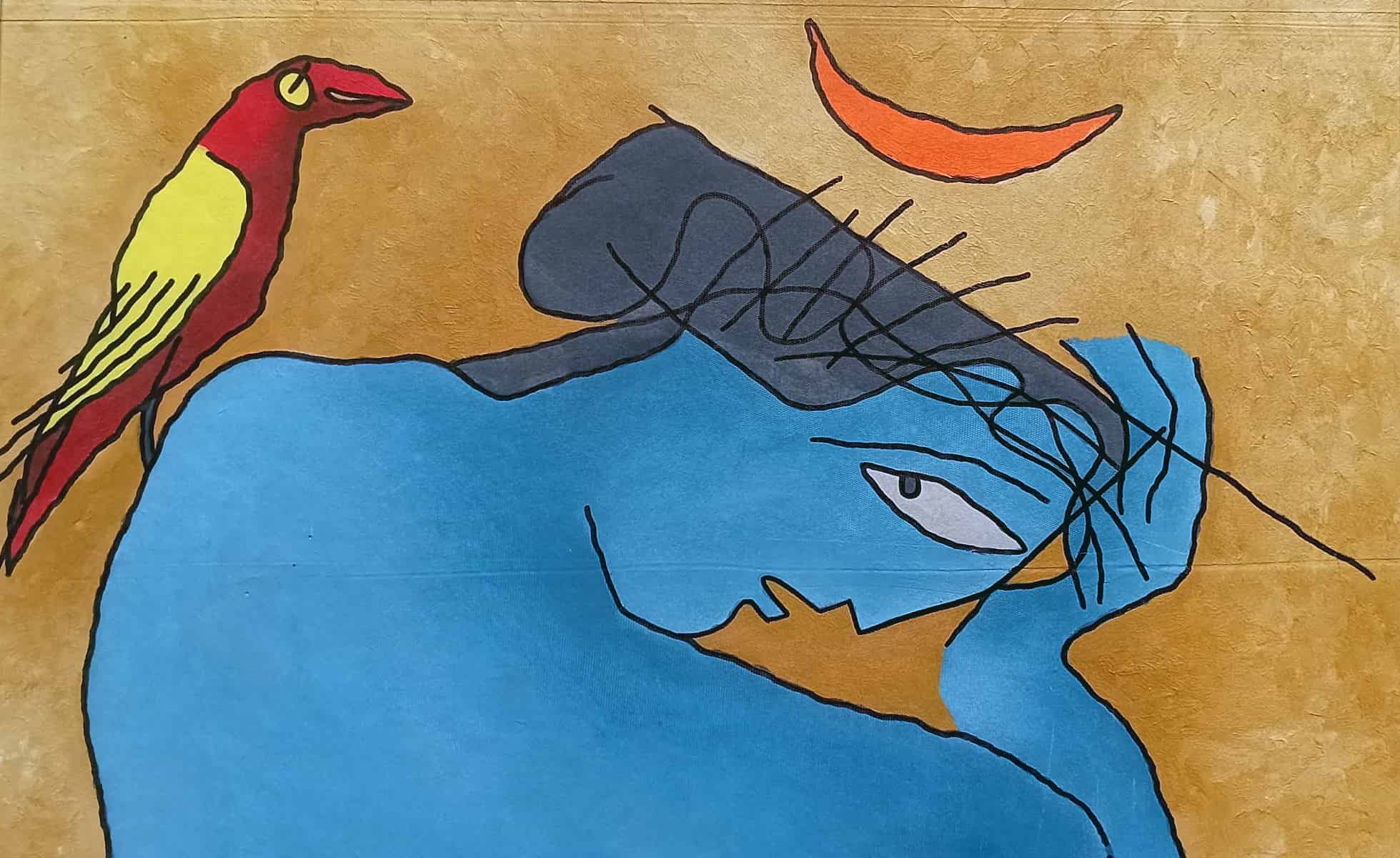 Prokash Karmakar Untitled Acrylic on Paper 24 x 32 inches 1990 (2)