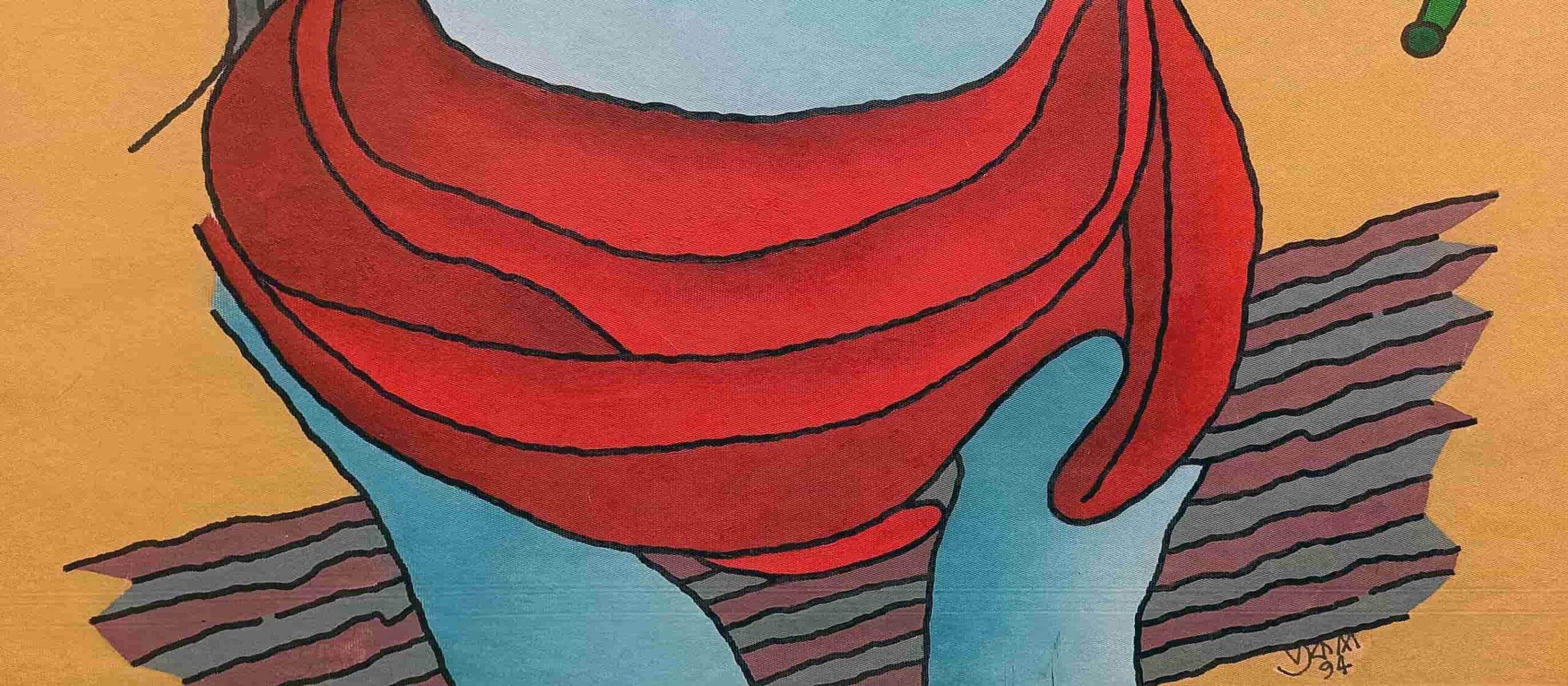 Prokash Karmakar Untitled Acrylic on Paper 24 x 32 inches 1994 (4)