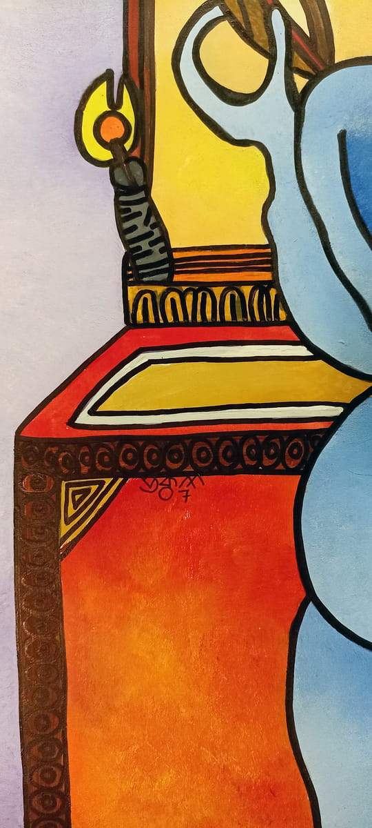Prokash Karmakar Untitled Acrylic on Paper 24 x 32 inches 2007 (5)