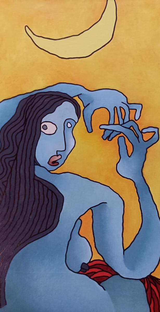 Prokash Karmakar Untitled Acrylic on Paper 32 x 24 inches 1991 (3)