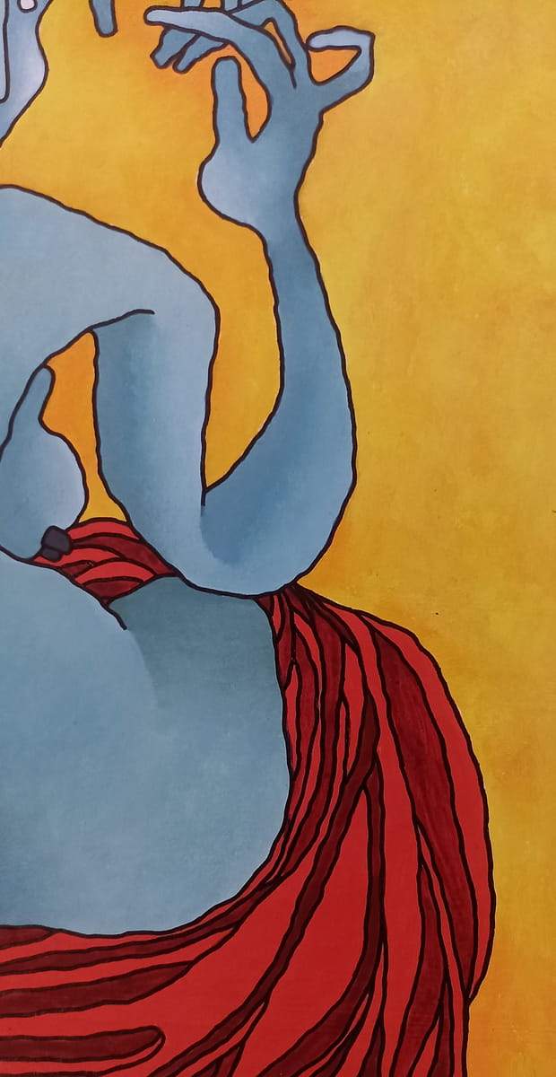 Prokash Karmakar Untitled Acrylic on Paper 32 x 24 inches 1991 (5)
