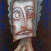 Sanat Kar Defeated Tempera on Paper 17.5 x 13 inches 2001