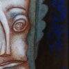 Sanat Kar Defeated Tempera on Paper 17.5 x 13 inches 2001