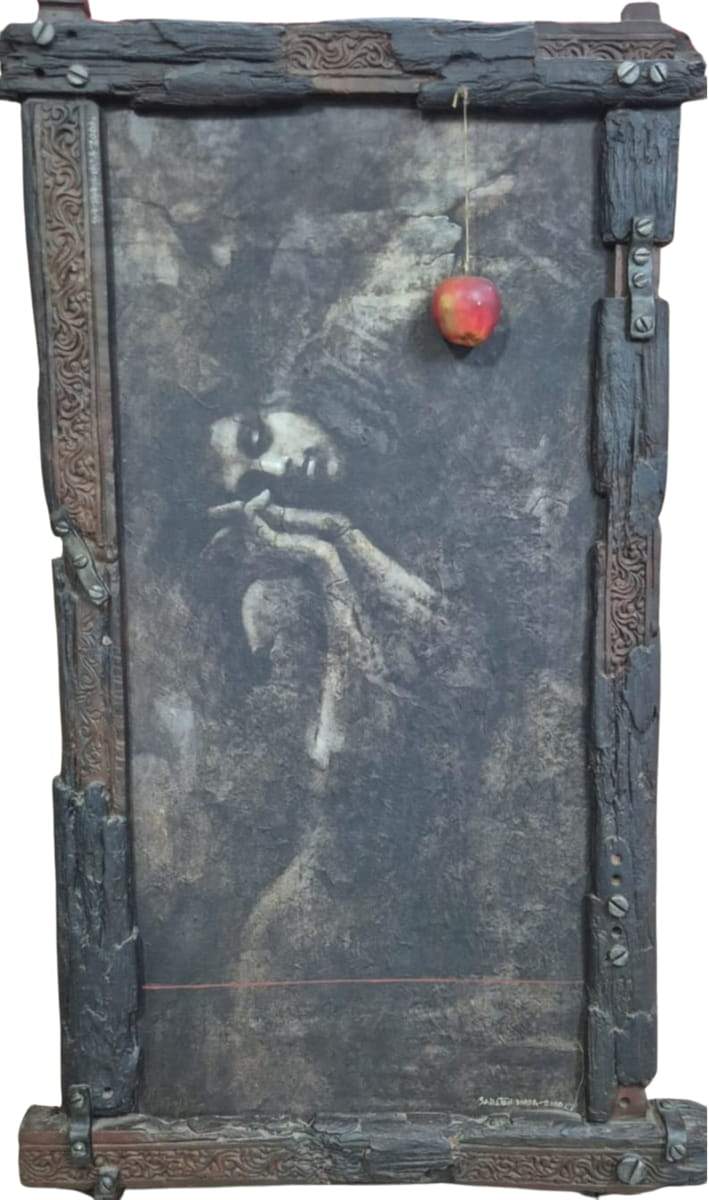 Sanatan Dinda Captive Light-II Mixed Media on Board 26 x 46 inches 2000