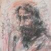 Suhas Roy Christ Mixed Media on Paper 20 x 16 inches 2005