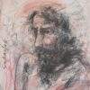 Suhas Roy Christ Mixed Media on Paper 20 x 16 inches 2005