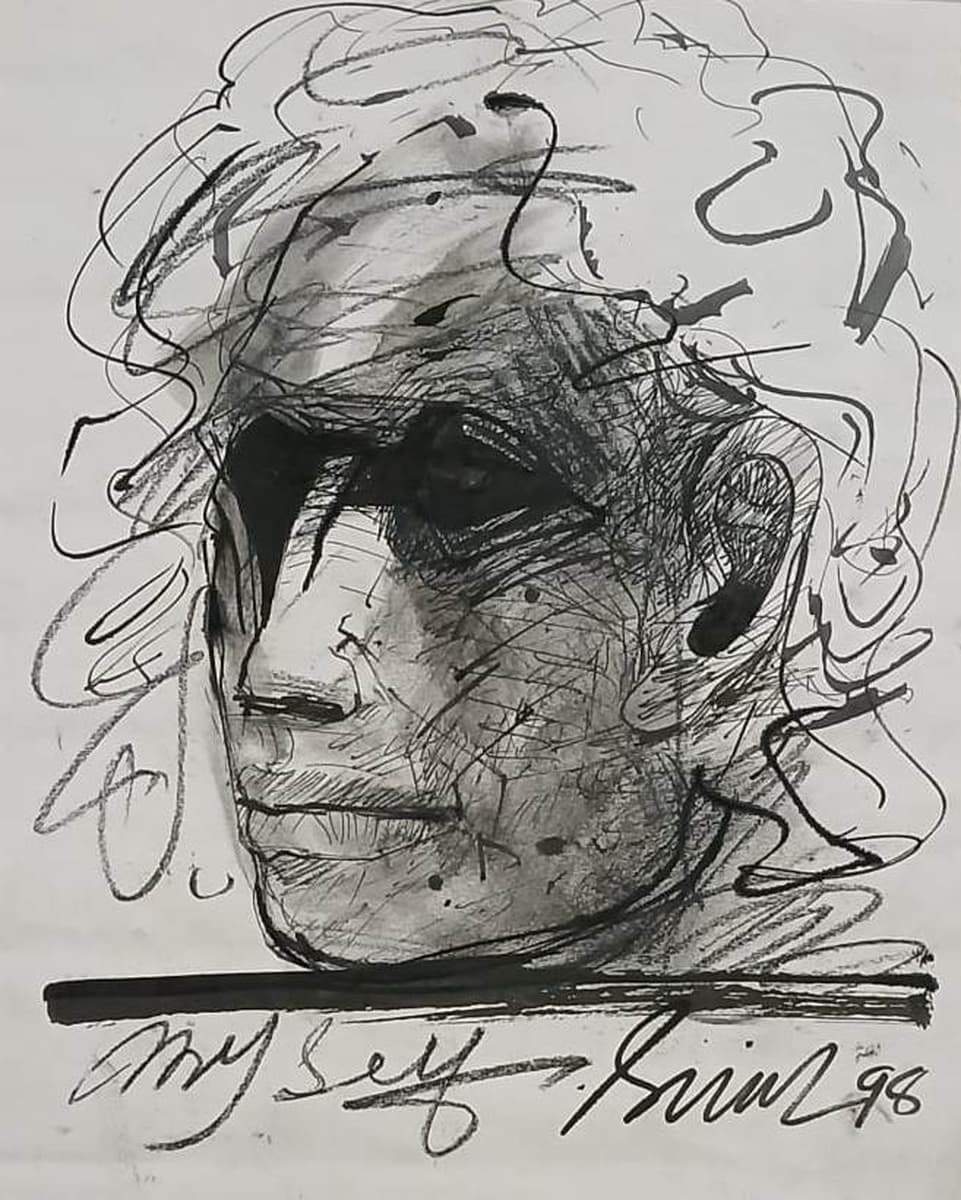 Sunil Das Untitled Mixed Media on Paper 11 x 13 inches 1998