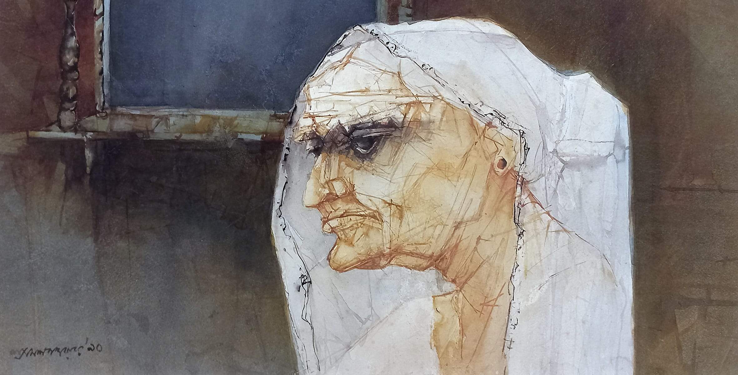 Shyamal Dutta Ray Untitled Watercolour on Paper 17x29 inches 1990